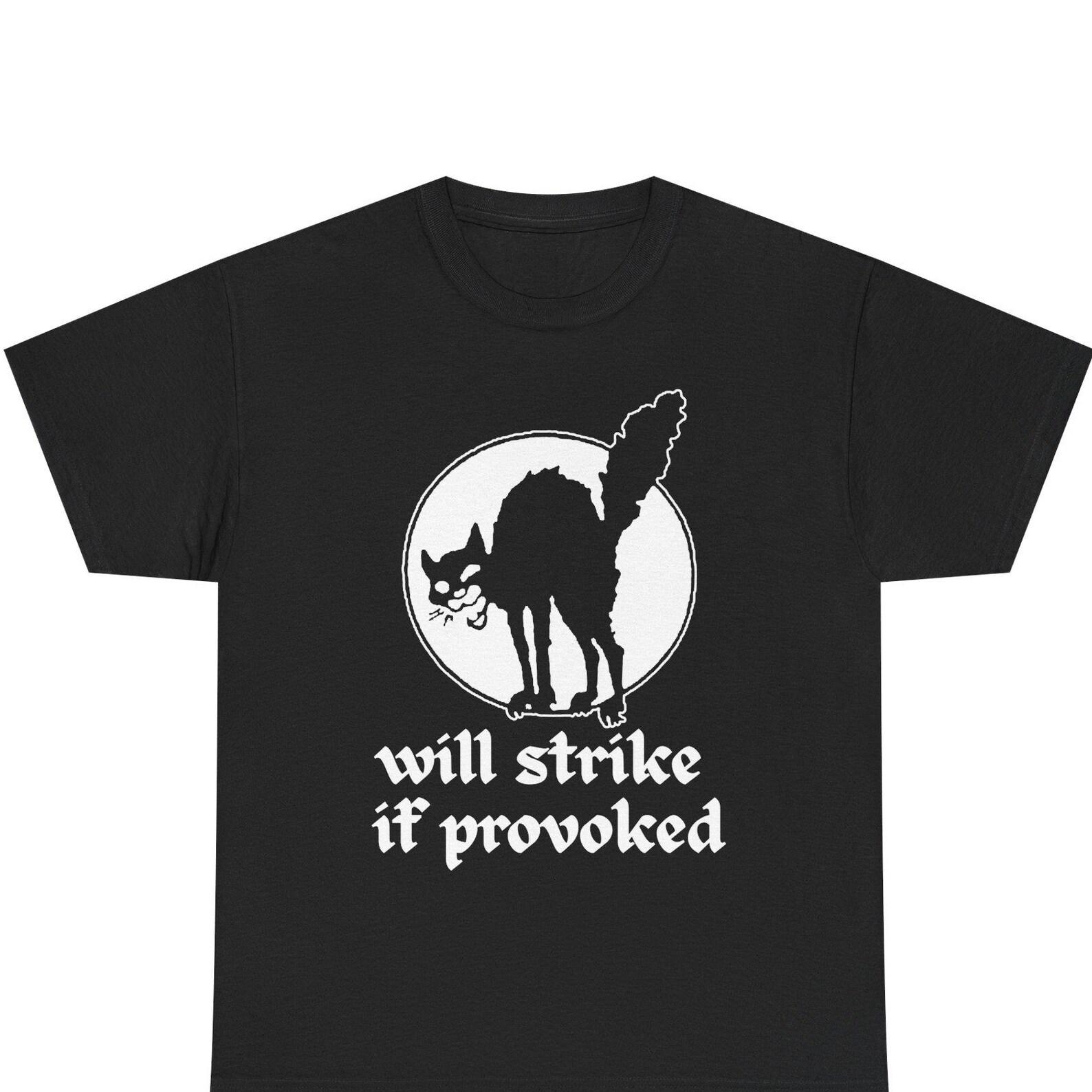IWW Wildcat Will Strike If Provoked Shirt Union Strong Wildcat Strike Tee Labor Movement Pro-Union Workers Rights anarchist socialist S