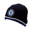 Chelsea FC Crest Knitted Reversible Beanie