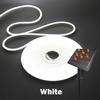 DC24V Solar LED Neon Strip Light Waterproof Warm White Blue Red Pink 6x12mm 2835 120LEDs/m Flexible Neon Rope Light Garden Decor