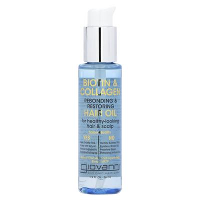 Biotin & Collagen Rebonding & Restoring Hair Oil, 56 Ml (1.9 Fl Oz)