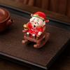 Blessing Design Caishen Sculpture Resin Car Interior Ornament  Workstation  Ornament