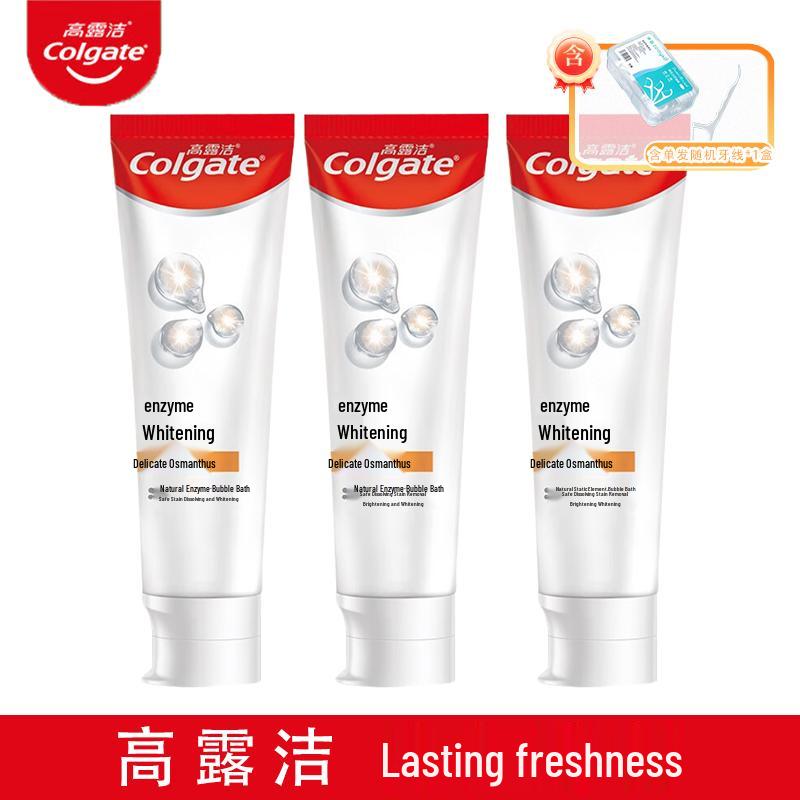 

Colgate Enzyme Whitening & Fresh Breath Toothpaste, Osmanthus (3x120g)