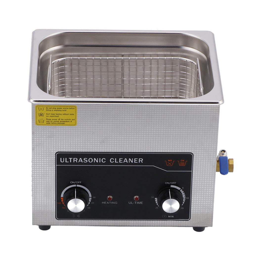 Ultrasonic Cleaner Household Ultra Sonic Tank Stainless Steel Instrument Cleaning Machine A10LEU Plug 220V