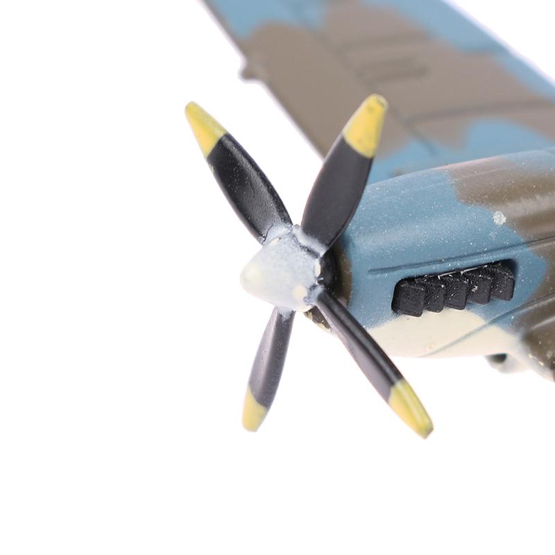 Doll House Mini Alloy Assembly Airplane Model Photo Scene Decoration Assembly Toys