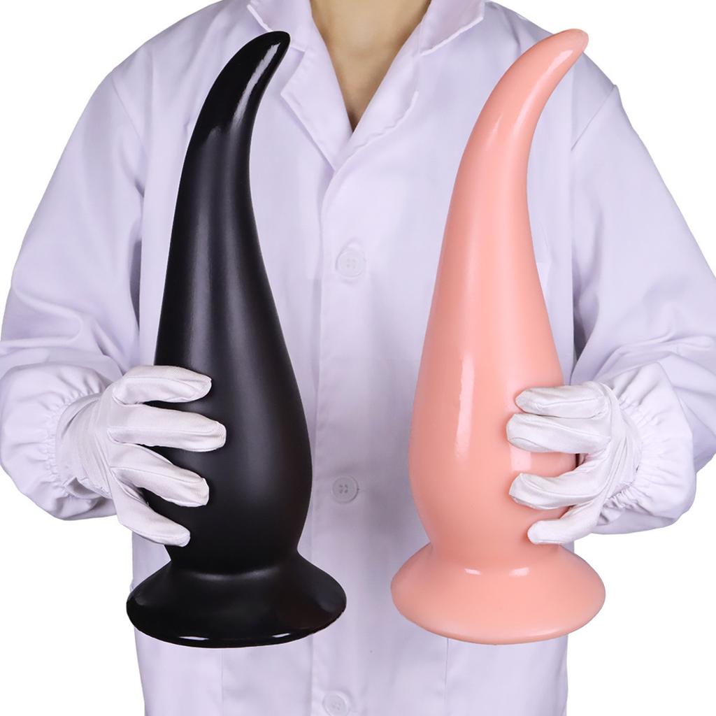 Super Thick Tail Anal Plug Three Piece Set For Male And Female Masturbation And Anal Expansion
