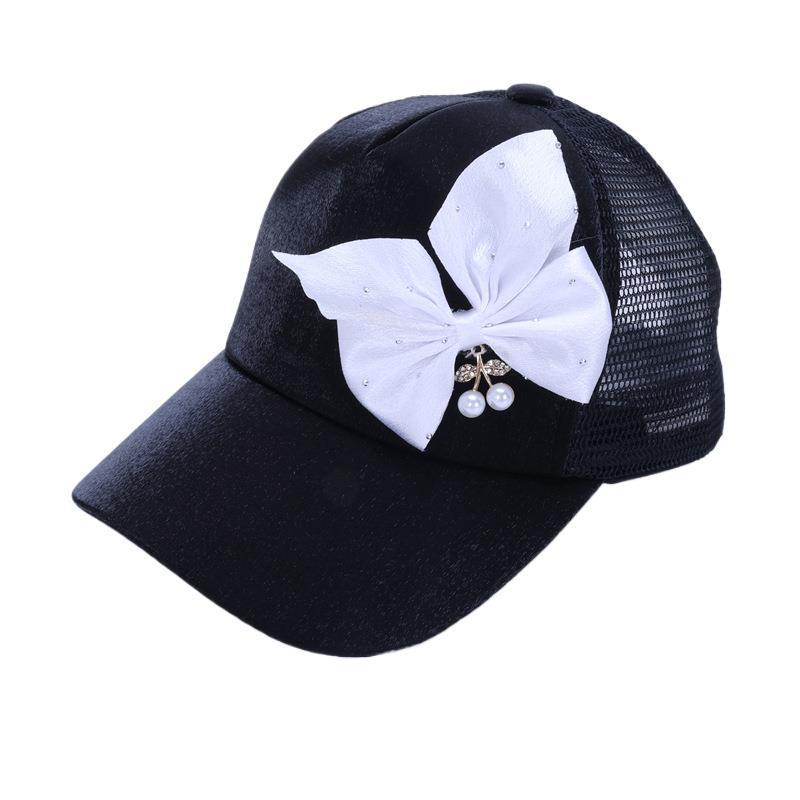 Girls' Spring and Summer Princess Sun Protection Cat Baseball Cap
