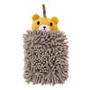 Hanging Hand Towel Quick Drying Microfiber Cleaning Cloth Cute Cartoon Absorbent Towel for Home Kitchen Bathroom Little