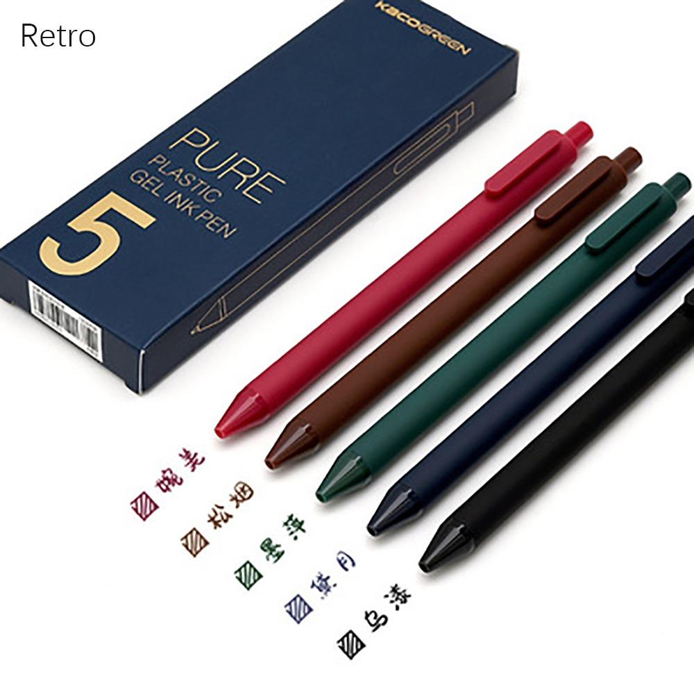 

5 шт. 0,5 мм ручка для рисования граффити цветная студенческая ручка для письма цветные гелевые ручки школа офис Retro