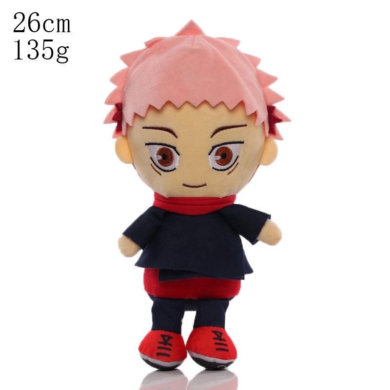 Anime Jujutsu Kaisen Cosplay Push Doll Mahito Satoru Gojo Itadori Yuji Fushiguro Megumi Geto Suguru Nanami Kento Stuffed Toys