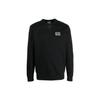 EA7 SS23 Letter Number Logo Crew Neck Pullover Casual Sweatshirt Men Sweatshirt Black 3RPM26-PJ05Z-1200