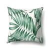 Polyester Pillowcase Ins Style Plant Flowers Nordic Printed Peach Leather Velvet Cushion Cover Sofa Waist Cushion Cover