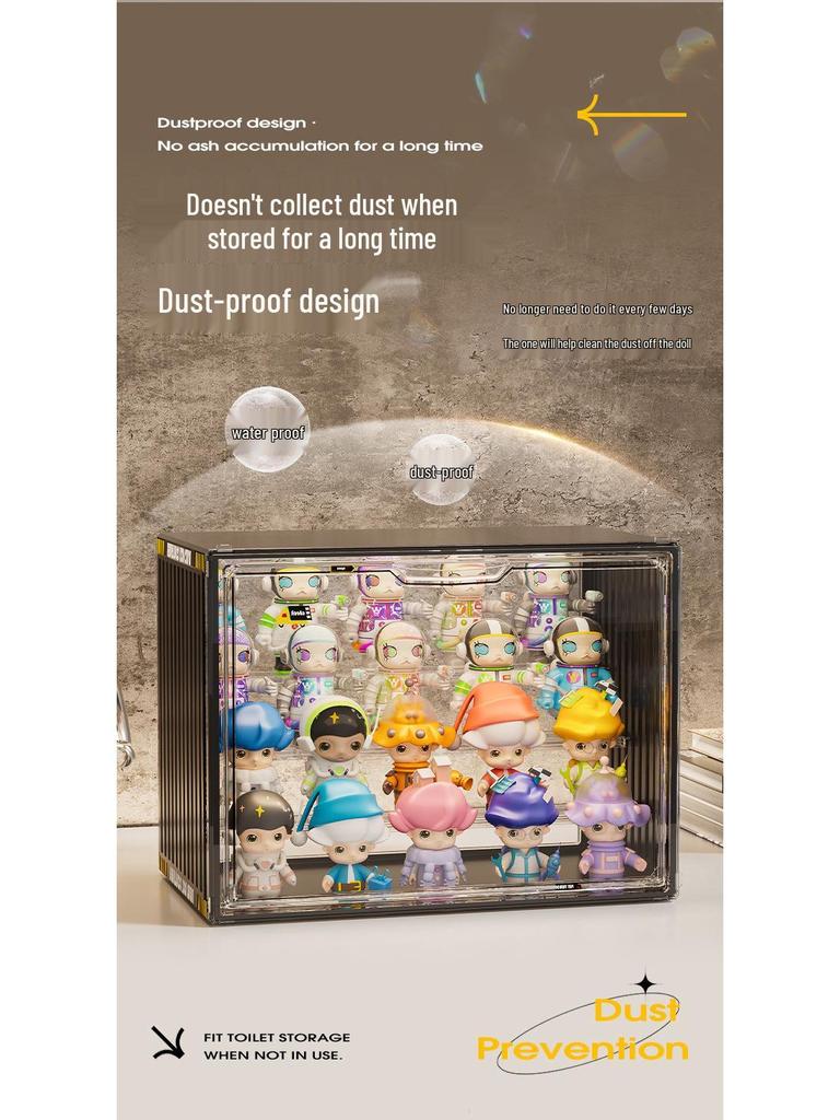 Tiered Acrylic Dustproof Display Case for Pop Mart & LEGO Figures
