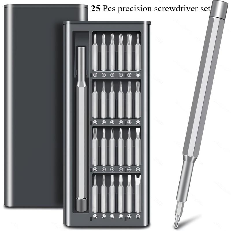 25 In 1 Precision Screwdriver Kit With Magnetic Bits Perfect For Mobile Phone And Tablet Repair