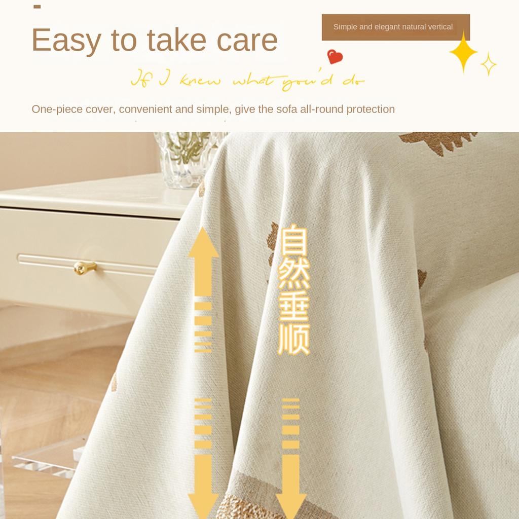 Luxuriöses, weiches Chenille-Sofatuch, kratzfeste Möbelschutzhülle, universeller 1/2/3/4-Sitzer-Couchbezug für das Wohnzimmer