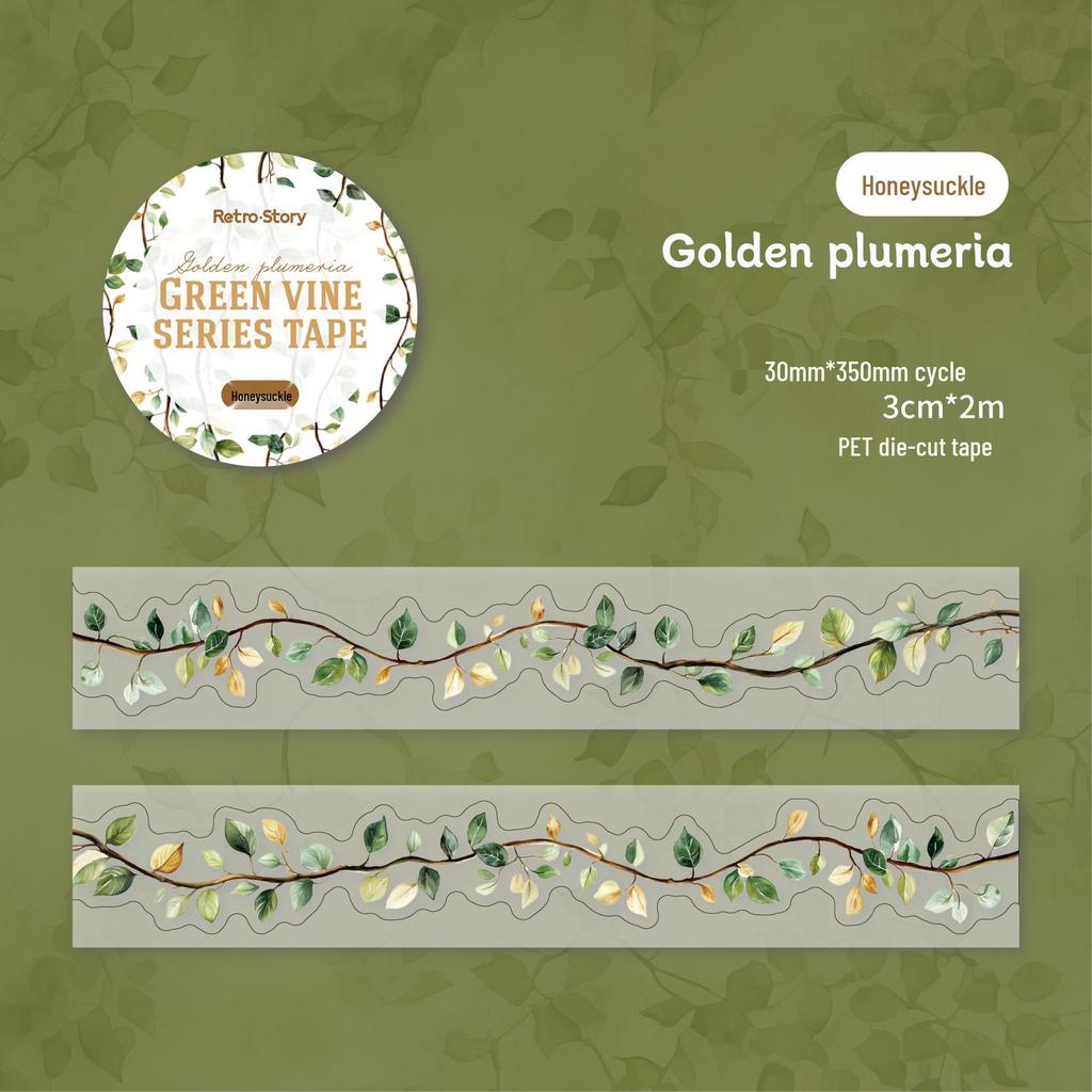 Ruban Washi Paysage Créatif: Style Ins Irrégulier pour le Journaling DIY, la Décoration de Plantes et de Fleurs