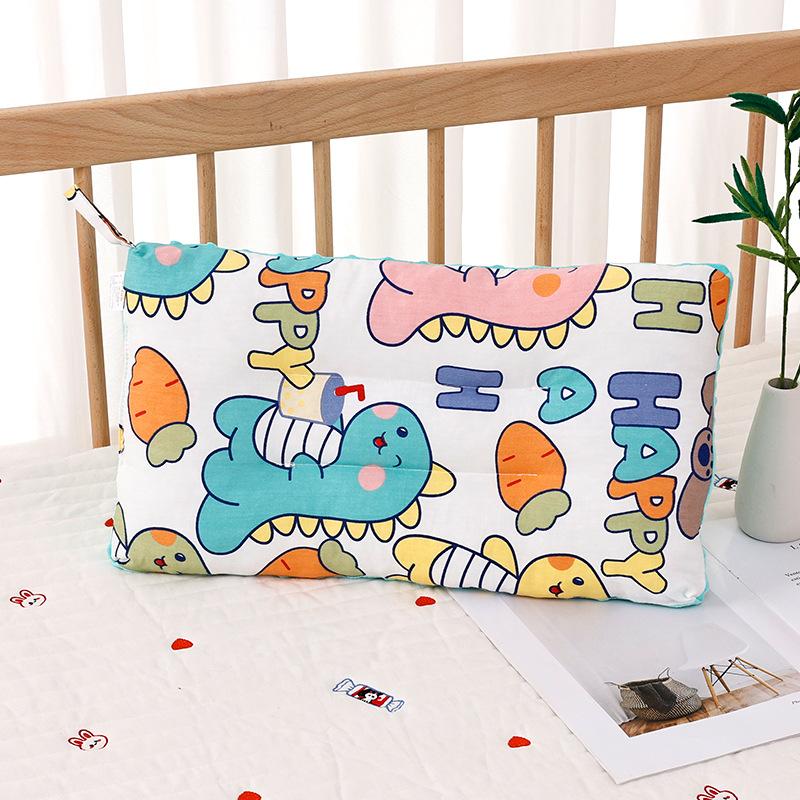 Children Infants Baby Cartoon Pure Cotton Doudou Velvet Sleep Pillow Kindergarten Washable Cervical Vertebra Protect Kids Pillow