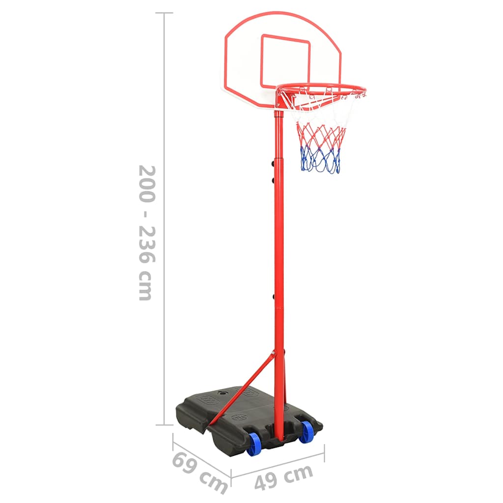 Adjustable Basketball Set 200 236 cm