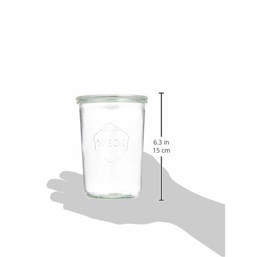 WECK Molded Glass Storage Container, 750ml, WE-743