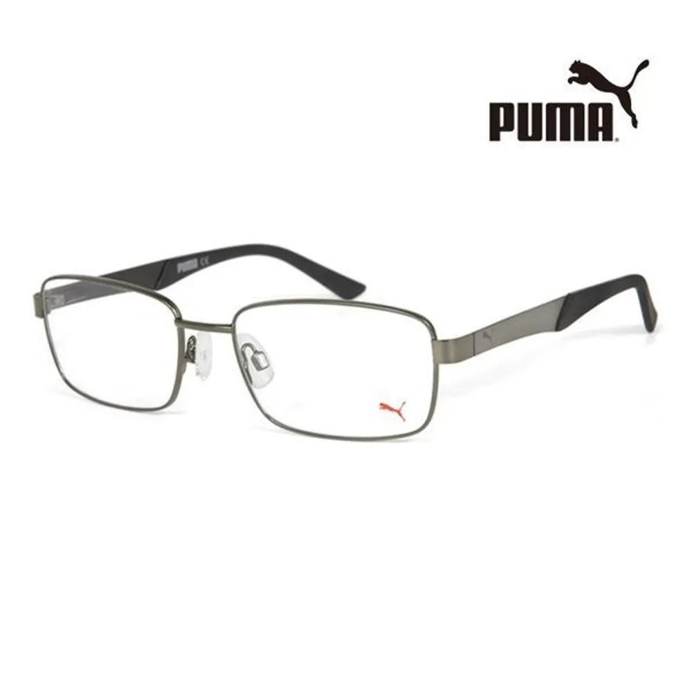Puma Eyeglass Frames PE0012O 004 Square Metal Glasses for Women and Men PE0012O 004_C [54]