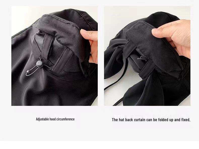 All-Around UV Protection Sun Hat with Breathable Face Shield and Neck Guard