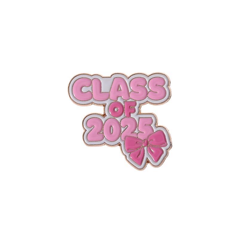 Graduation Season Enamel Pin Flower Bachelor's Hat Trencher Cap Brooches Lapel Badge Jewelry Souvenir Gifts For Students Friends