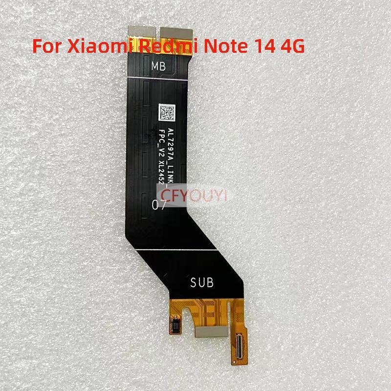 Para Xiaomi Redmi Note 13 4G / Note 14 4G Conector de Placa Base LCD Pantalla Principal Cable Flexible Pieza de Repuesto