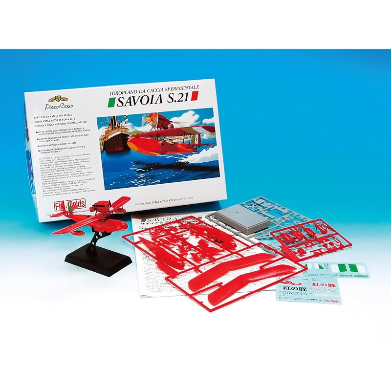 Fine Molds Porco Rosso Savoia S.21 Prototype Fighter Flying Boat 1/72 Scale Plastic Model FJ1