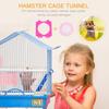 1 Set Hamsterkäfig Tunnelröhre Modul Labyrinth Verbinder DIY Kunststoffrohr Erweiterbares Lebensraum Sicherer Erkundungskanal für Kleintiere