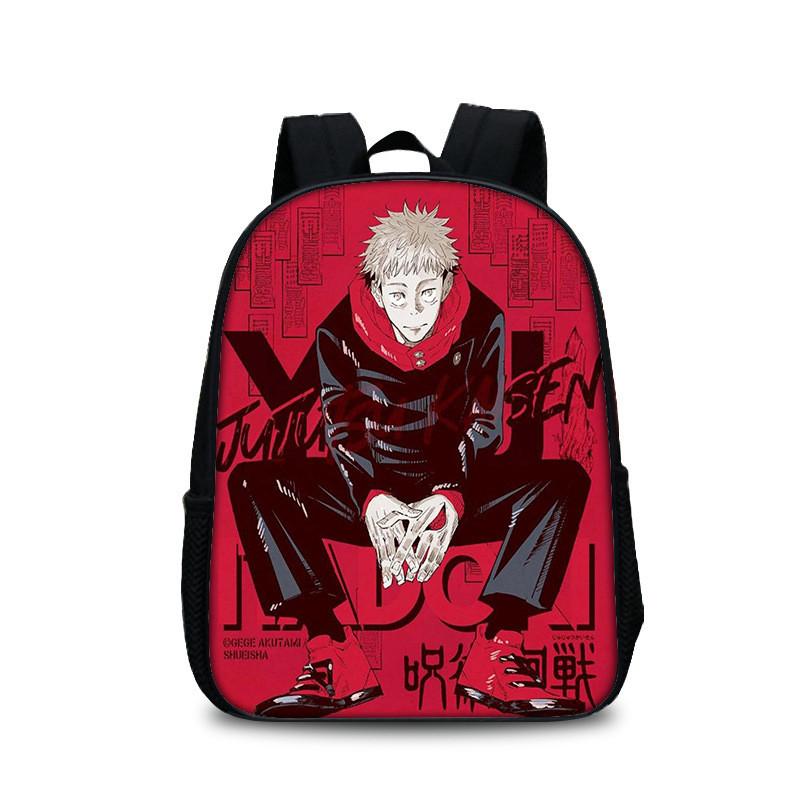Jujutsu Kaisen Backpack With Polyester Material And Spacious Design For Students And Daily Use