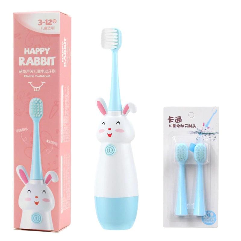 Superior Abs Material Electric Toothbrush For Kids With Soft Silicone Bristles