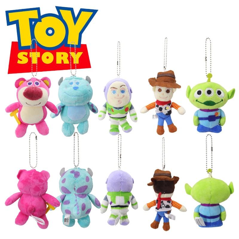 Bass Lightyear Woody Strawberry Bear Three-eyed Monster Plush Toy Pendant Decor