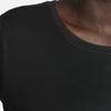 Nike Therma-Fit One Solid Color Crew Neck Long Sleeve T-Shirt Women Tops Black DD4927-010