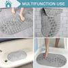 Bathroom Anti-skid Floor Mat, Door Mat, Shower Room Bathtub Foot Mat, Household Magnet Massage PVC Bathroom Anti-skid Mat
