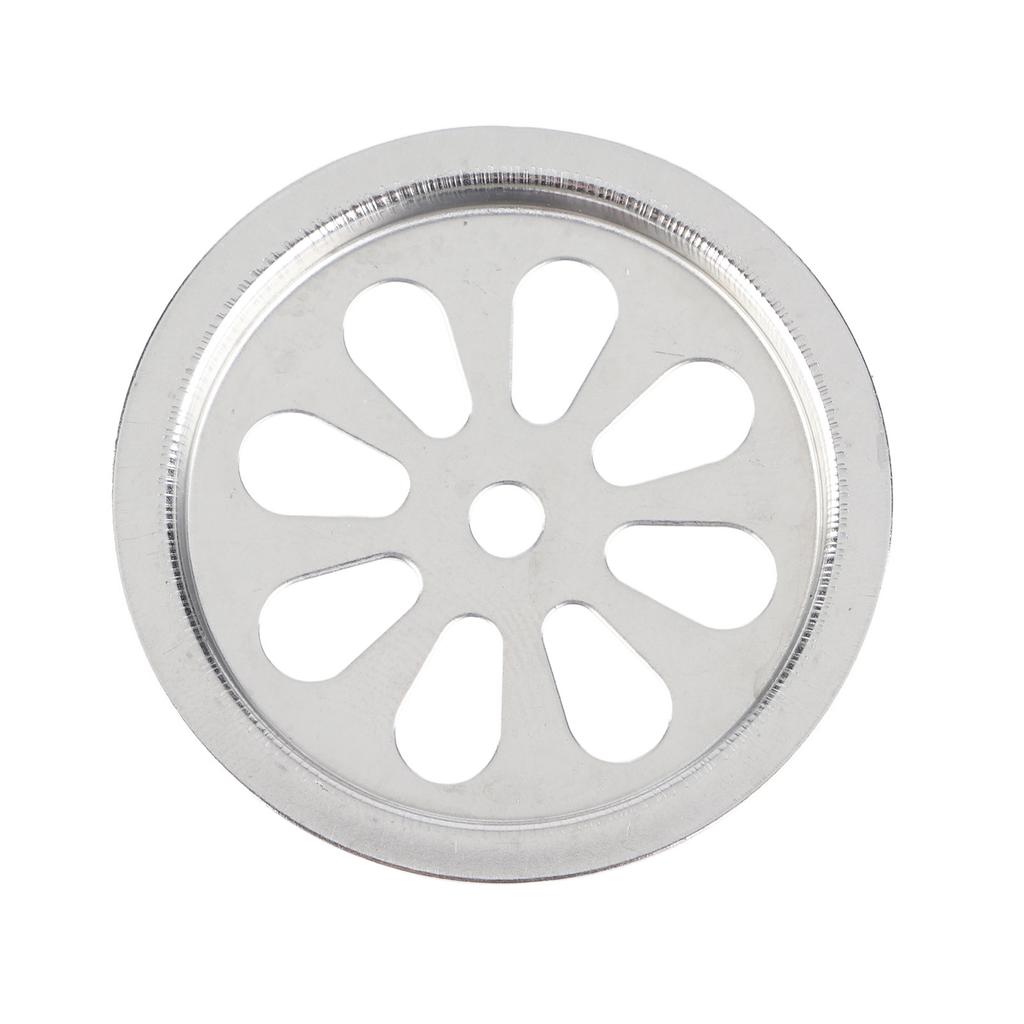 Floor Drain Stainless Steel Rollover Type Brushed Odor Resistant Concealed Waste Grate for Bathroom