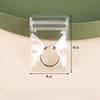 100/50Pcs Clear PVC Self Sealing Ziplock Bags Dustproof Reclosable Jewelry Pouches for Rings Earrings Bracelets Necklaces