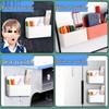 Large Capacity Magnetic Pen Holder for Whiteboards & Chalkboards, Wall-Mounted & Hangable.