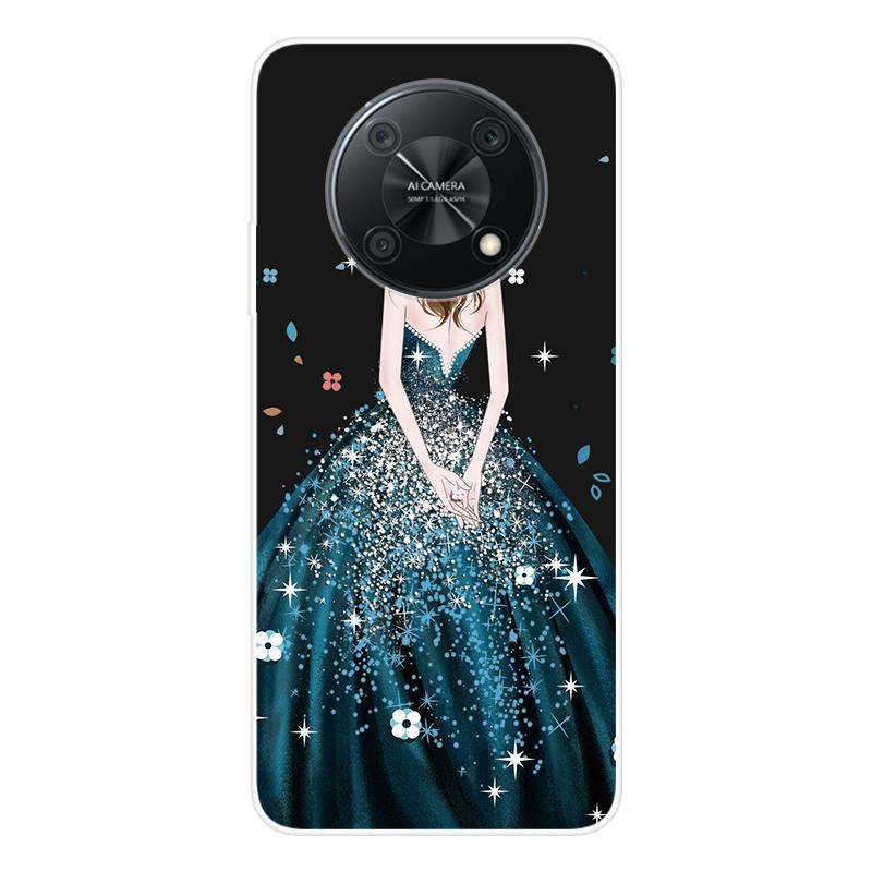For Huawei nova Y90 Y 90 novaY90 Case Soft Silicone Back Cover Cartoon Phone Case Diversification