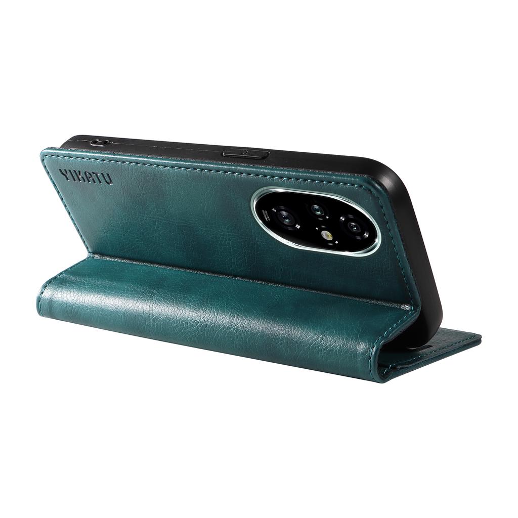 YIKATU YK-006 For Honor 200 Pro 5G Case Litchi Texture Leather Phone Cover with Wallet