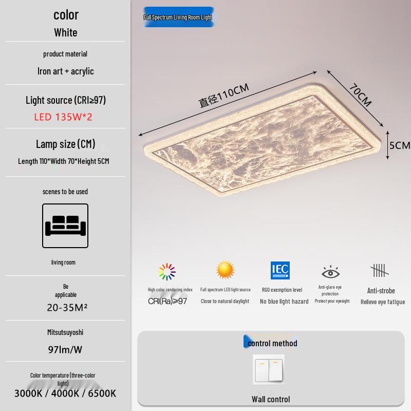 Modern Italian Wave Ceiling Light: High-End Fixture for Living Room & Bedroom