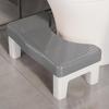 Sgabello da WC in Plastica PP per Adulti e Bambini, Poggiapiedi Antiscivolo per Bagno, Sgabello Gradino, Ausilio per il Sollievo da Emorroidi per Donne Incinte
