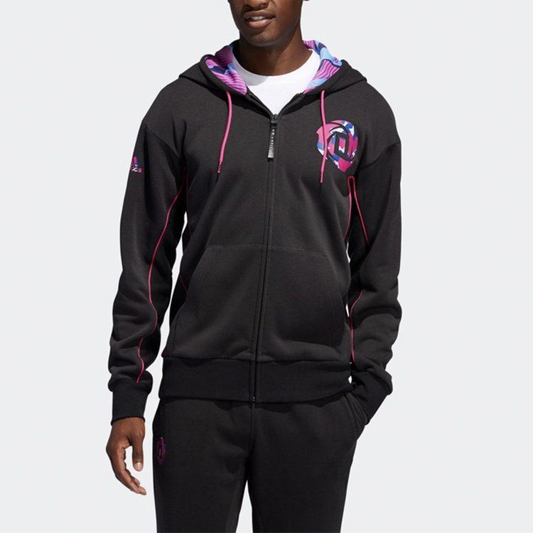 adidas Jackets Men's Black Hooded Moderate Other FM0024