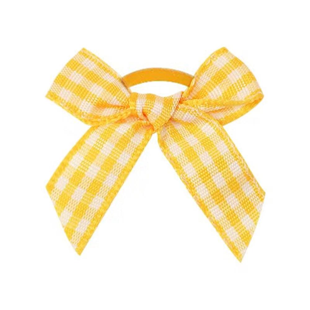 50/100pcs Handmade Small Dog Bows with Rubber Bands Fashion Puppy Grooming Accessories MixColor Pet Supplies for Dogs and Cats