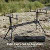 Fishing Rod Pod with Carry Bag Stable Gear Foldable for Lakeside, Carp Fishermen