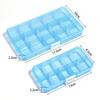 10-15 Grids Plastic Transparent Storage Box Square Adjustable Organizer with Cover for Jewelry Beading Compartment Storage Case