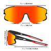 Road Bike Cycling Polarized Baseball 5 Lens Sports For Black Frame X Red Lens [HAAYOT] Sunglasses, Glasses, Sunglasses, Men's, Women's, Sunglasses,