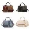 Portable Mini Travel Bag Color Blocking Ladies Crossbody Bag Messenger Bag Small Square Bag  Girls
