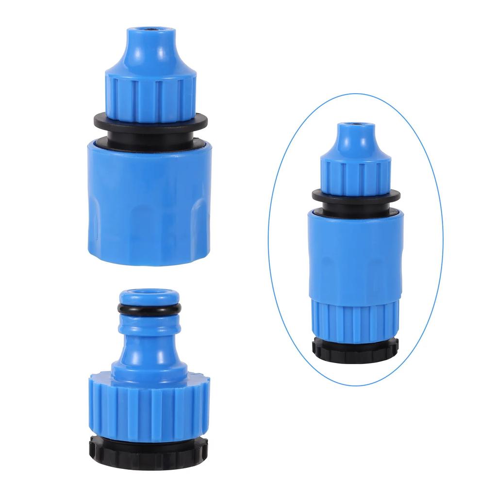 Fast Coupling Adapter with 4/7mm 8/11mm Hose Connector Drip Tape for Garden Irrigation Plastic Quick Connector Kits Tube Joint