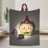 Cute M-Manggom Blanket Super Soft  Throw Blanket Winter Adults Home Decor Camping Bedspread