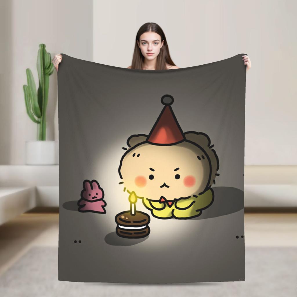 Cute M-Manggom Blanket Super Soft Throw Blanket Winter Adults Home Decor Camping Bedspread