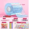 Transparent Blowing Bubble Full Set Reusable Nano Tape Crafts Nano Tape Toys  School Supplies